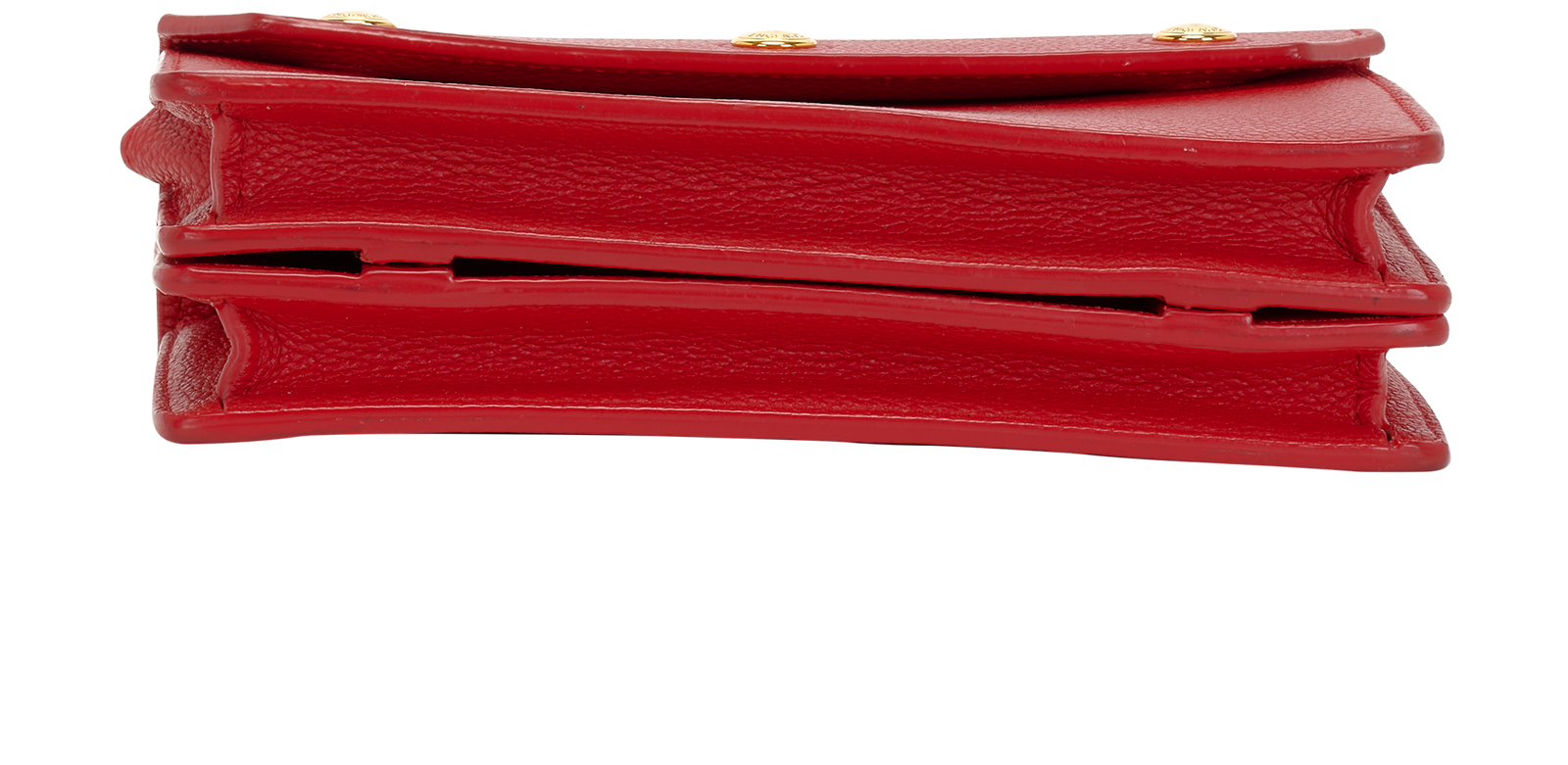 Mini Title Crossbody, &pound;295, Handbags, Red, Leather, Top view